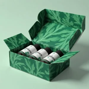 Printed CBD gift boxes logo