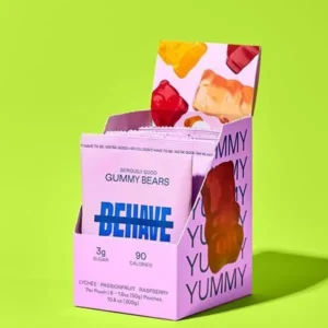 Printed CBD gummies boxes logo