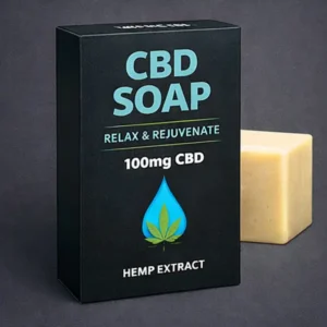 Printed CBD soap boxes logo