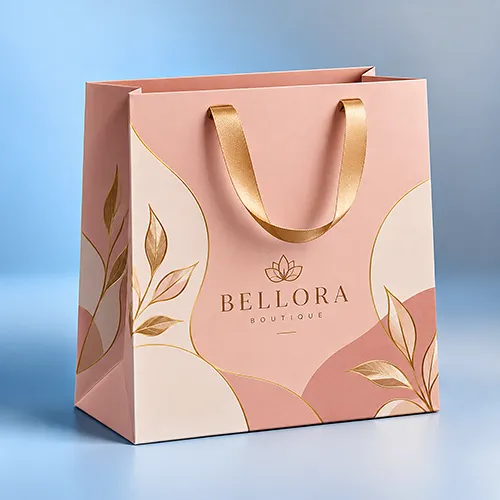 Luxury printed paper bags for premium brands