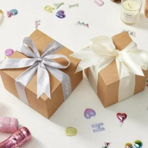 Luxury kraft gift boxes for weddings, corporate gifting, and boutique brands