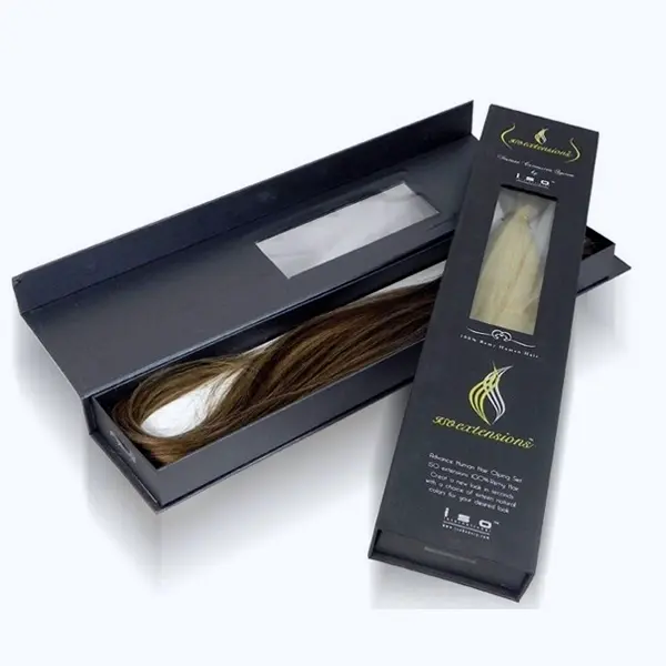 Custom Foldable Hair Extension Packaging | Stylish & Durable Boxes