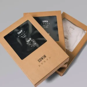 Custom shirt packaging boxes with logo printing for men’s and women’s apparel