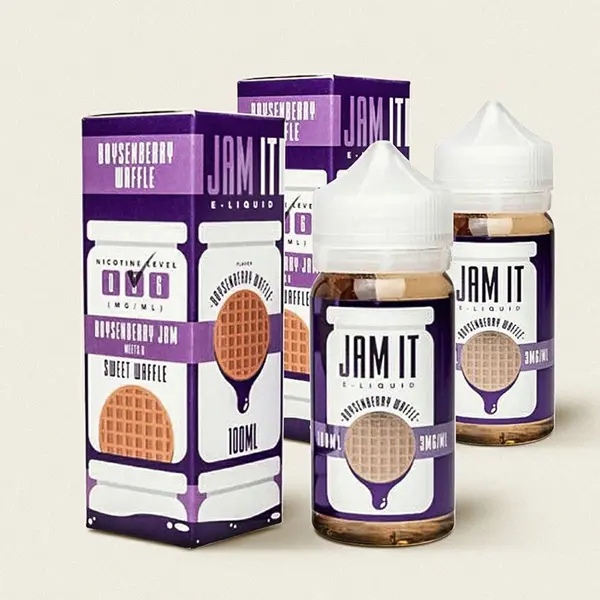 Printed E Liquid boxes logo