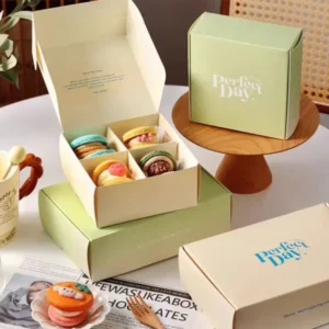 Luxury macaron boxes for high-end bakeries, patisseries, and gift packaging