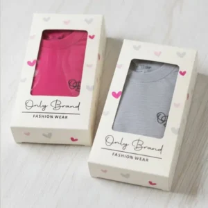 Custom printed T-shirt boxes for apparel and fashion packaging