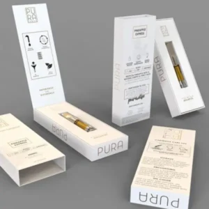 Printed Vape Cartridge boxes logo