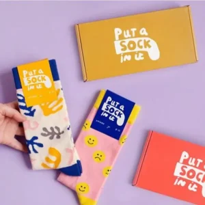 Wholesale socks boxes with custom designs for clothing and footwear packaging