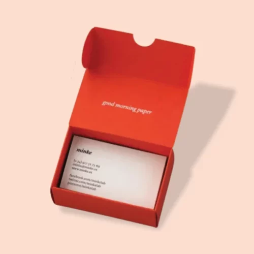 Corrugated Business Card Box