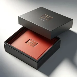 Custom branded boxes with logo for premium product packaging
