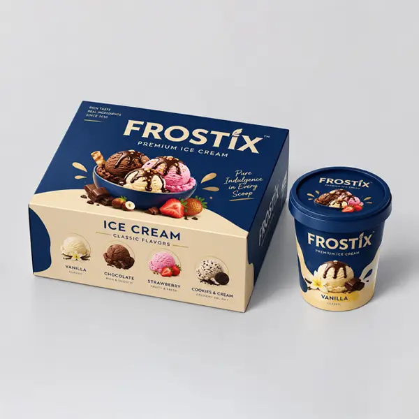 Custom ice cream boxes for food brands