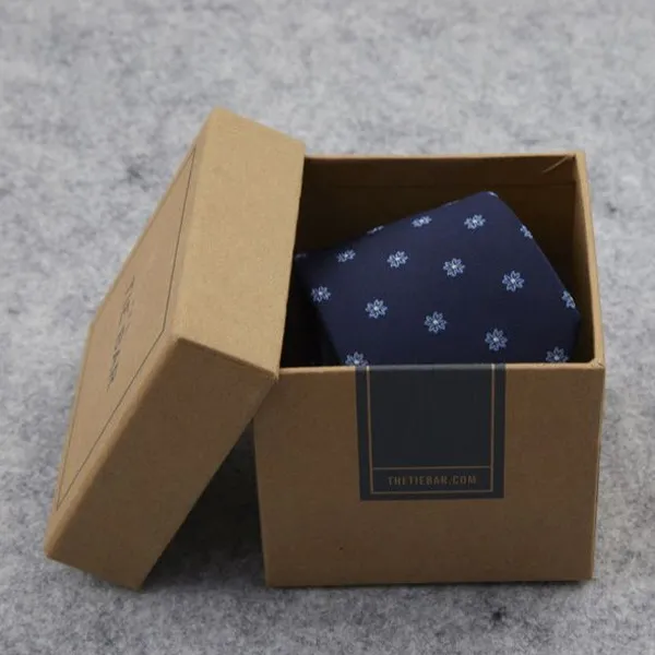 Luxury rigid tie box packaging for premium neckties