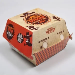 Cardboard Burger Box