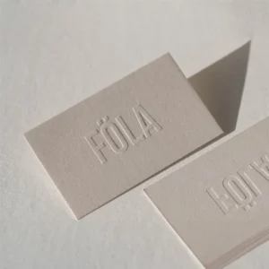 Embossed Business Card
