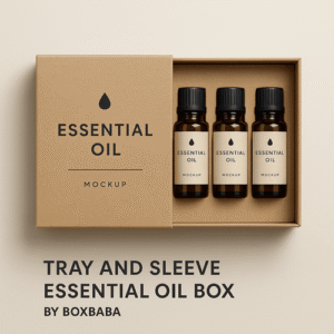 Tray And Sleeve Essential Oil Box