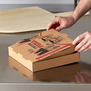 Corrugated Pizza Boxes used for pizza delivery and takeaway