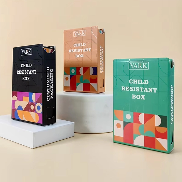 Custom child resistant boxes with secure locking mechanism for pharmaceuticals – BoxBaba USA