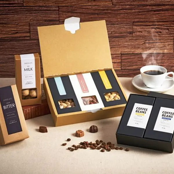 Printed custom coffee boxes logo