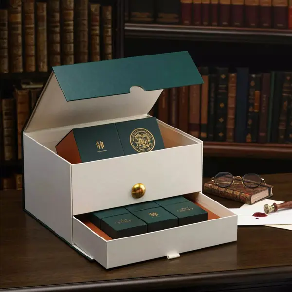 Custom Drawer Rigid Boxes | Personalized Sliding Packaging with Logo