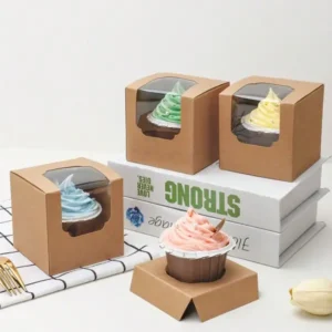 Custom Mini Cupcake Boxes | Personalized Packaging with Logo Printing