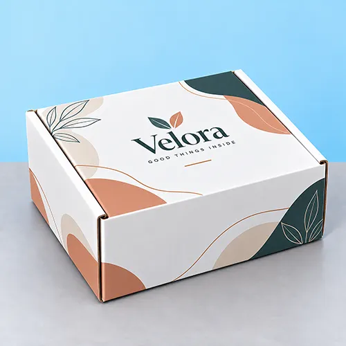 Custom white shipping boxes for secure product delivery and e-commerce orders