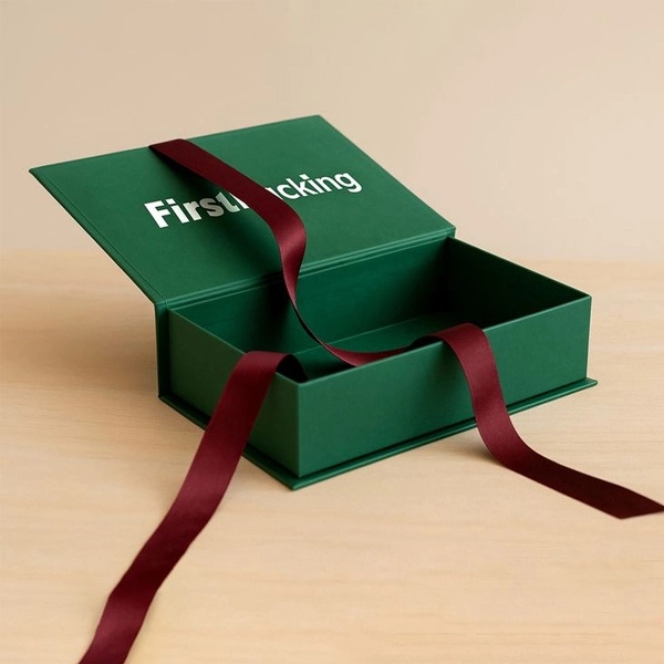 Foldable rigid box opened flat for easy shipping and storage