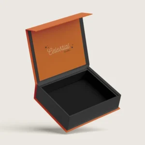 Green rigid magnetic closure box with premium finish