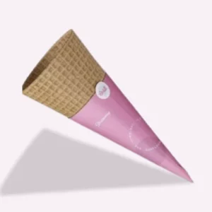 Paper Ice Cream Cone Sleeve