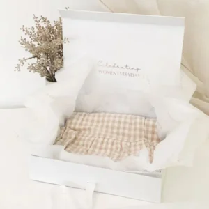 Personalized clothing gift boxes with logo and design customization