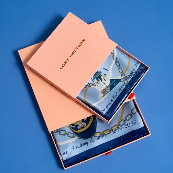 Wholesale textile packaging boxes with custom logo and design options