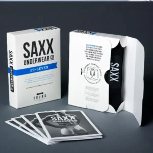 Wholesale underwear packaging boxes with custom logo and brand design