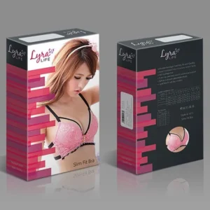 Custom bra packaging boxes with logo printing for boutique lingerie brands