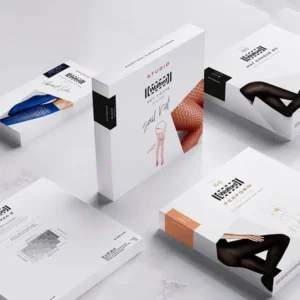 Custom leggings packaging boxes with logo printing for fashion retailers