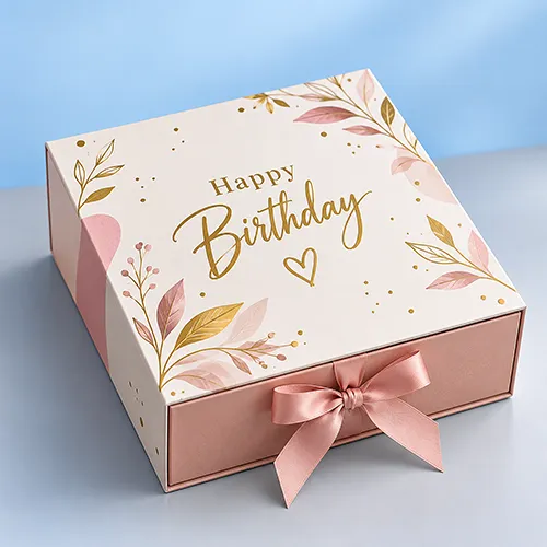 Luxury birthday gift packaging boxes for premium gifts