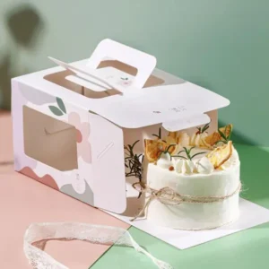Luxury round cake boxes for high-end bakeries, boutique dessert shops, and gifts