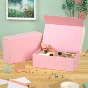 Wholesale pink magnetic gift boxes for boutique stores, brands, and events