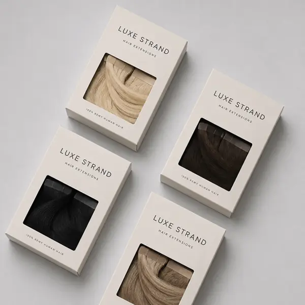 Luxury hair extension packaging boxes for premium products