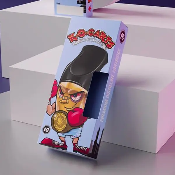 Printed 510 Vape Cartridge boxes logo