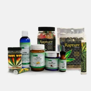 Printed custom CBD jars logo