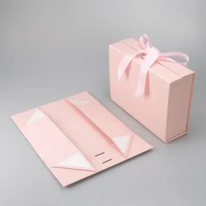 Close-up of Custom Folding Cartons with embossed logo