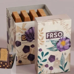 Printed custom fudge boxes logo