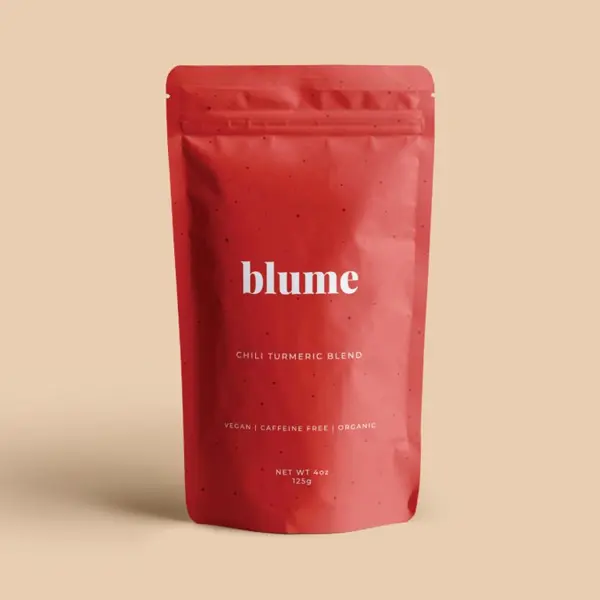 Custom Red Mylar Bags logo