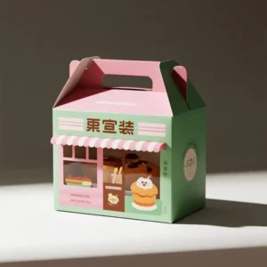 Printed happy meal boxes logo