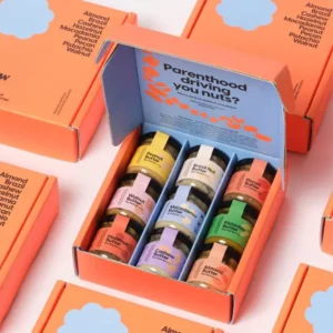 Custom printed peanut butter boxes