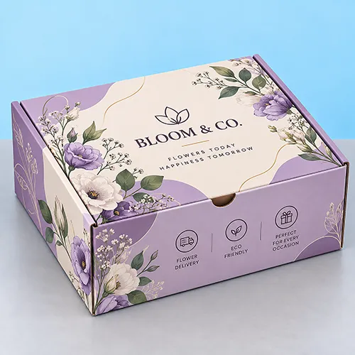 Wholesale flower shipping boxes for florists, flower shops, and delivery businesses