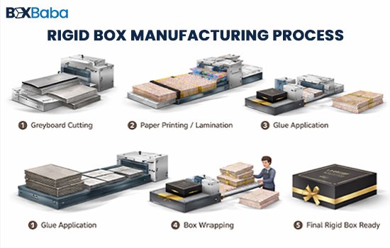 Rigid Box Manufacturing Process