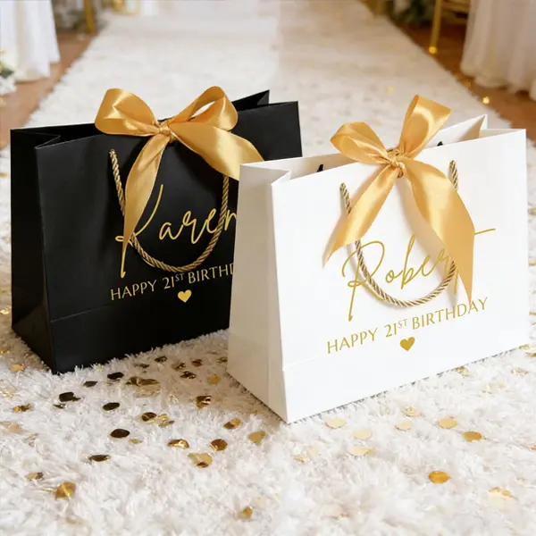 Custom Birthday Bags printed logo celebration packaging – BoxBabaCustom Birthday Bags printed logo celebration packaging – BoxBaba