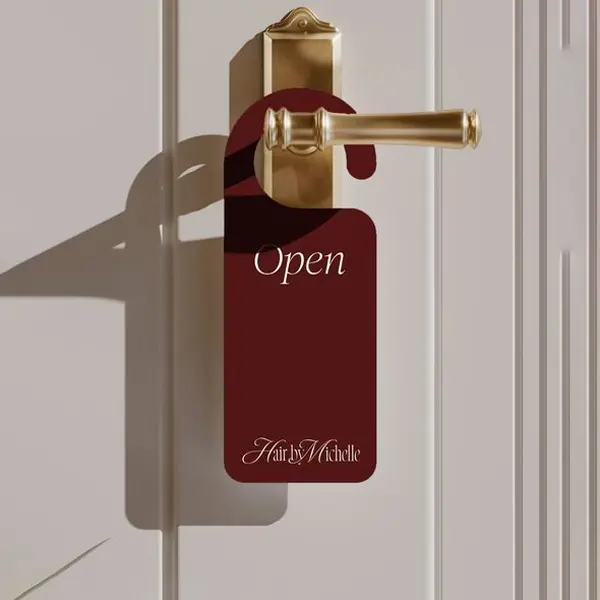Custom printed door hangers for marketing campaigns and promotions