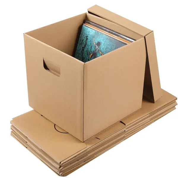 Vinyl Record Shipping Boxes printed logo record packaging – BoxBaba