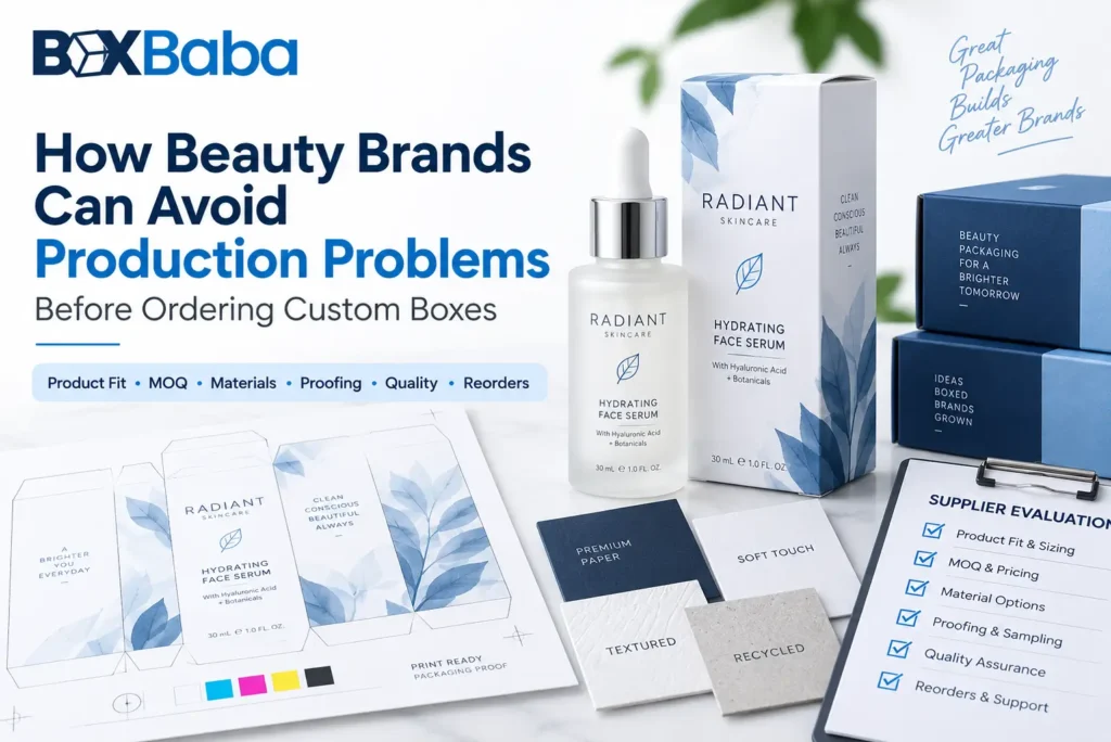 Common cosmetic packaging mistakes involving sizing, product fit, inserts, artwork, proofing and reorders